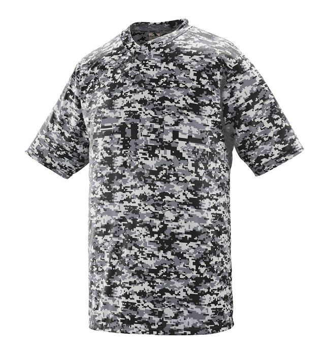 YOUTH DIGI CAMO WICKING TWO-BUTTON JERSEY