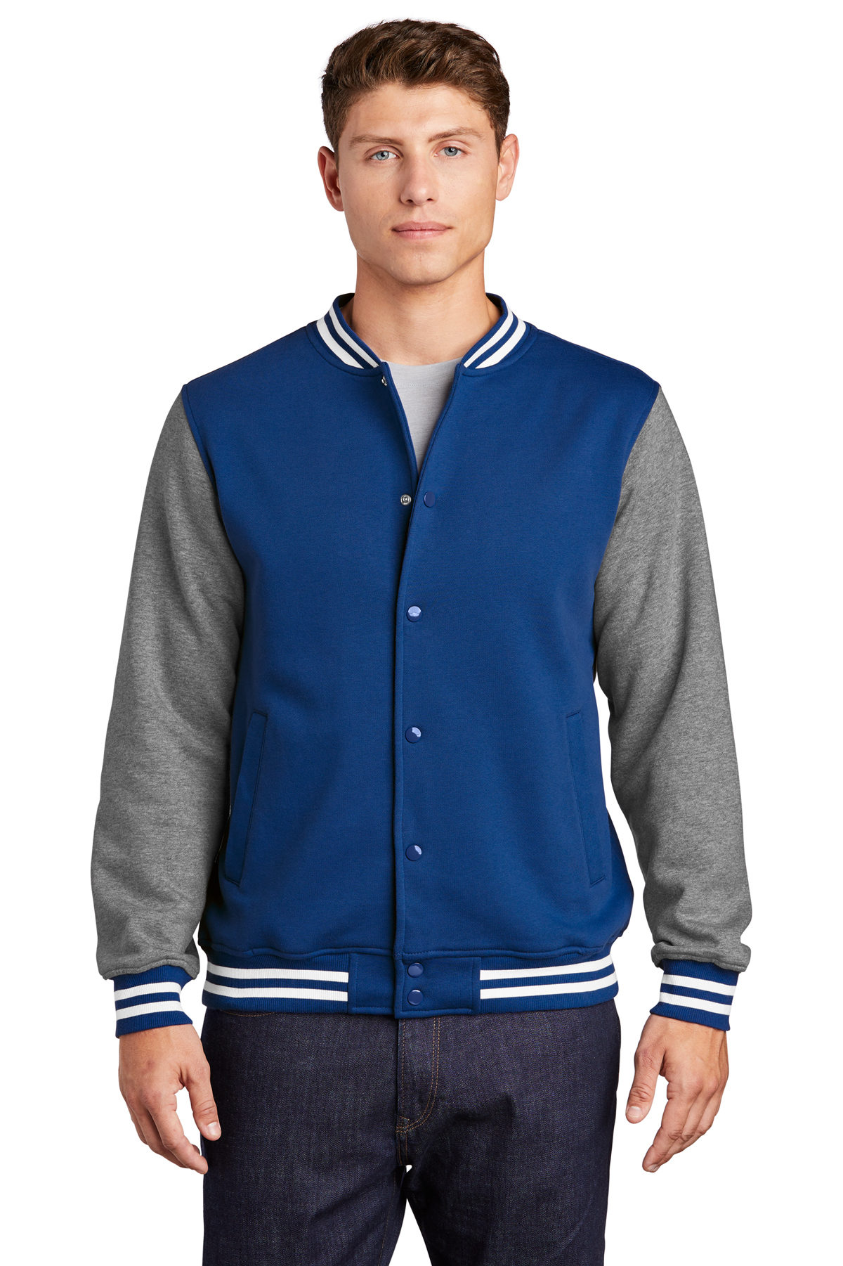  Sport-Tek® Fleece Letterman Jacket