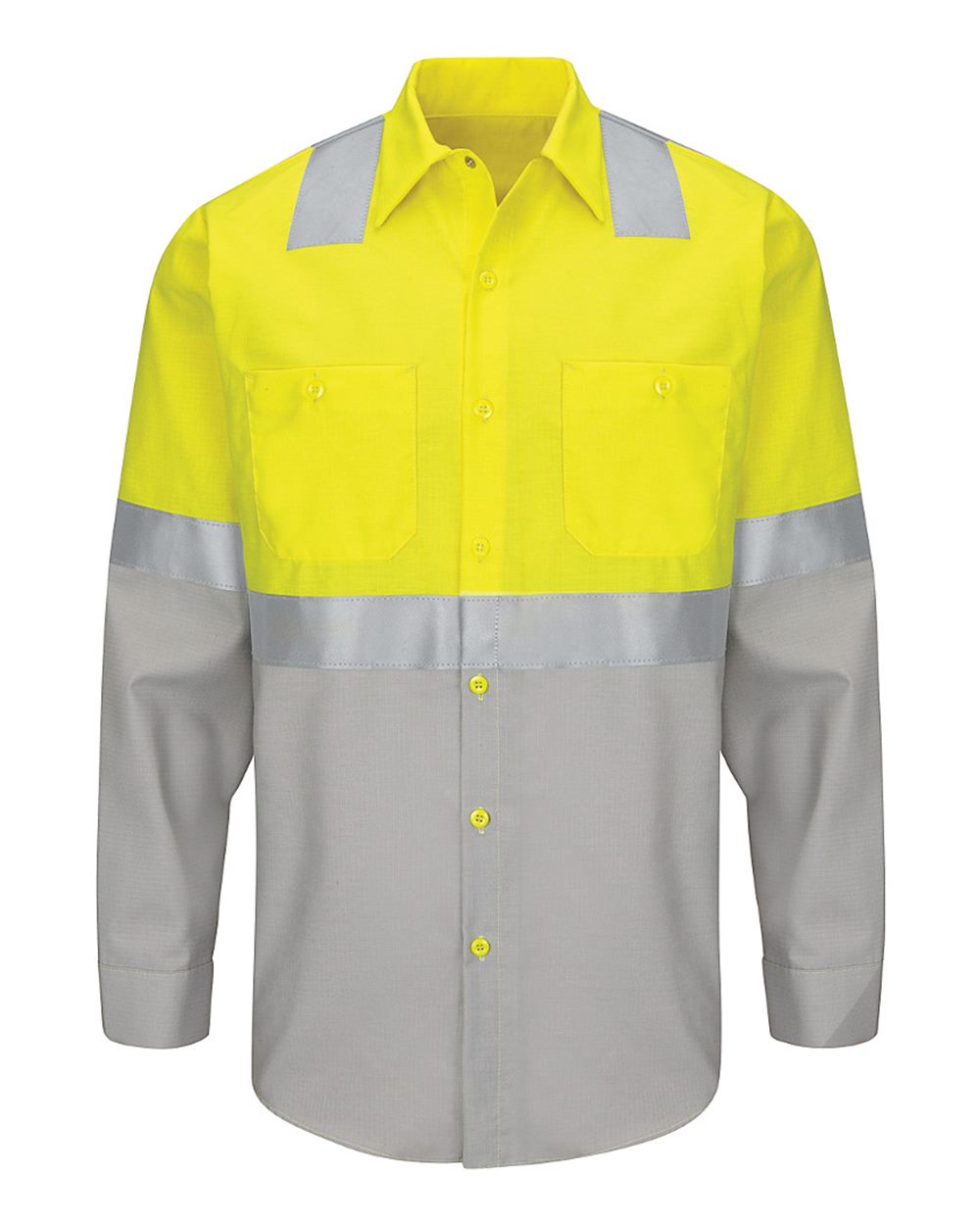 26230 Enhanced & Hi-Visibility Long Sleeve Work Shirt - SY14