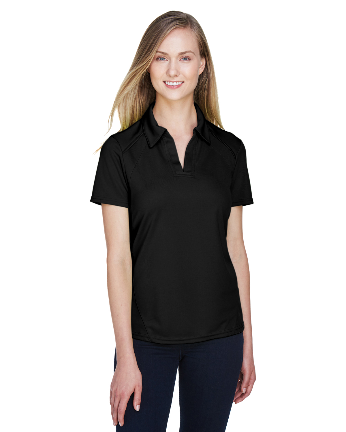 78632 Ash City - North End Ladies\' Recycled Polyester Performance Piqué Polo