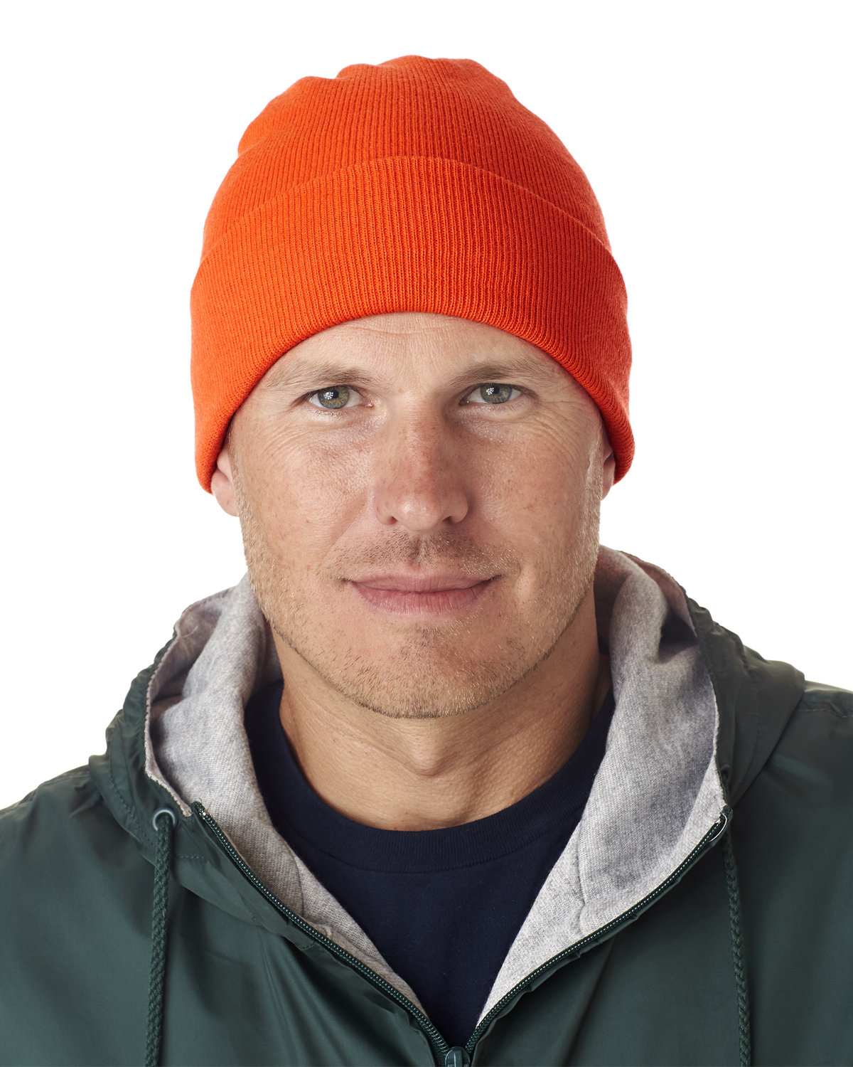 8130   UltraClub Adult Knit Beanie with Cuff