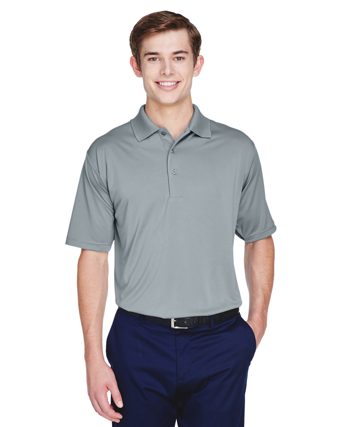 8610  UltraClub Men\'s Cool & Dry 8-Star Elite Performance Interlock Polo