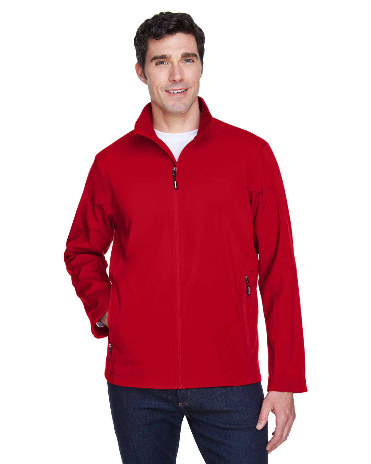 Core 365 Men\'s Cruise Two-Layer Fleece Bonded Soft Shell Jacket