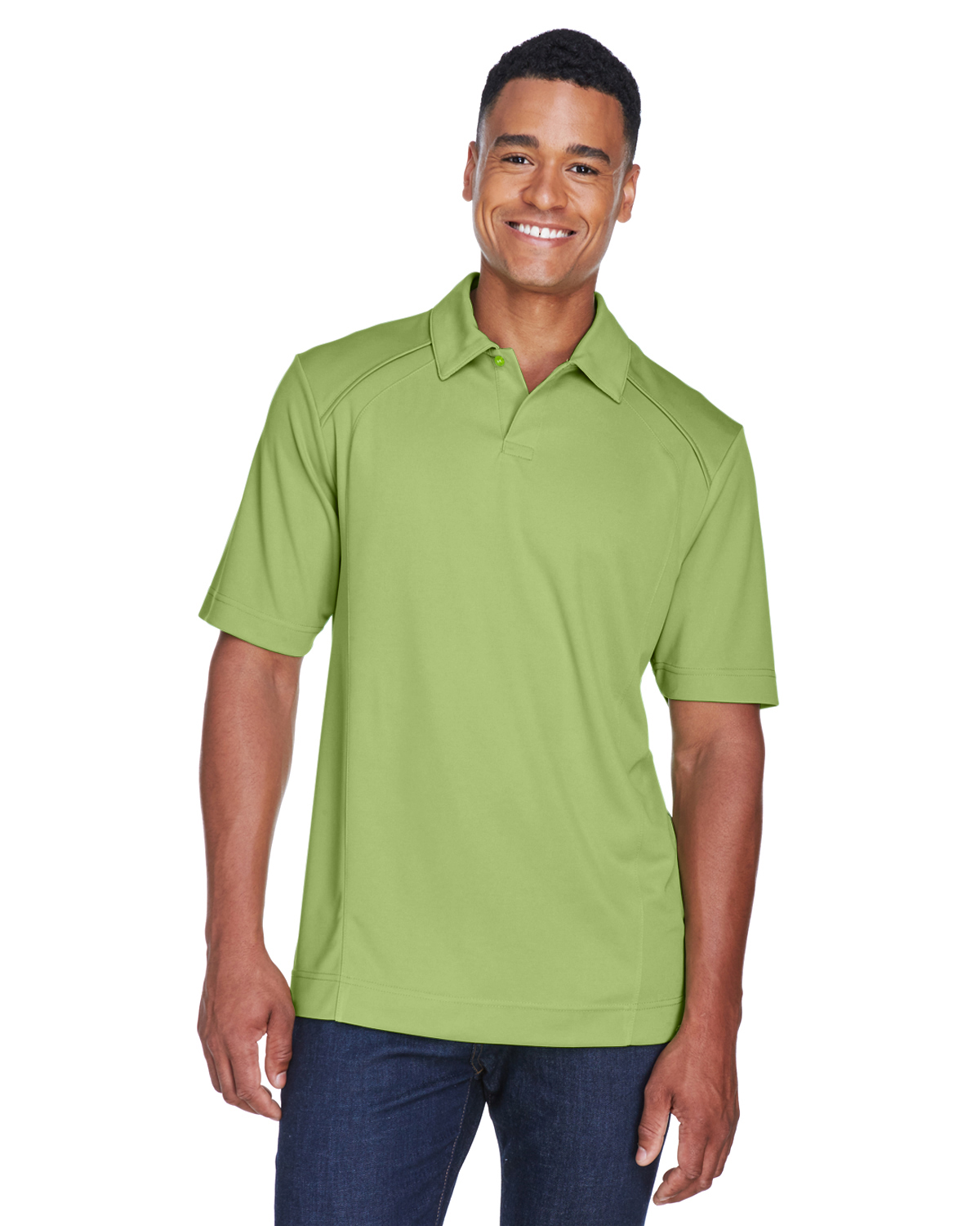 88632 Ash City - North End Men\'s Recycled Polyester Performance Piqué Polo