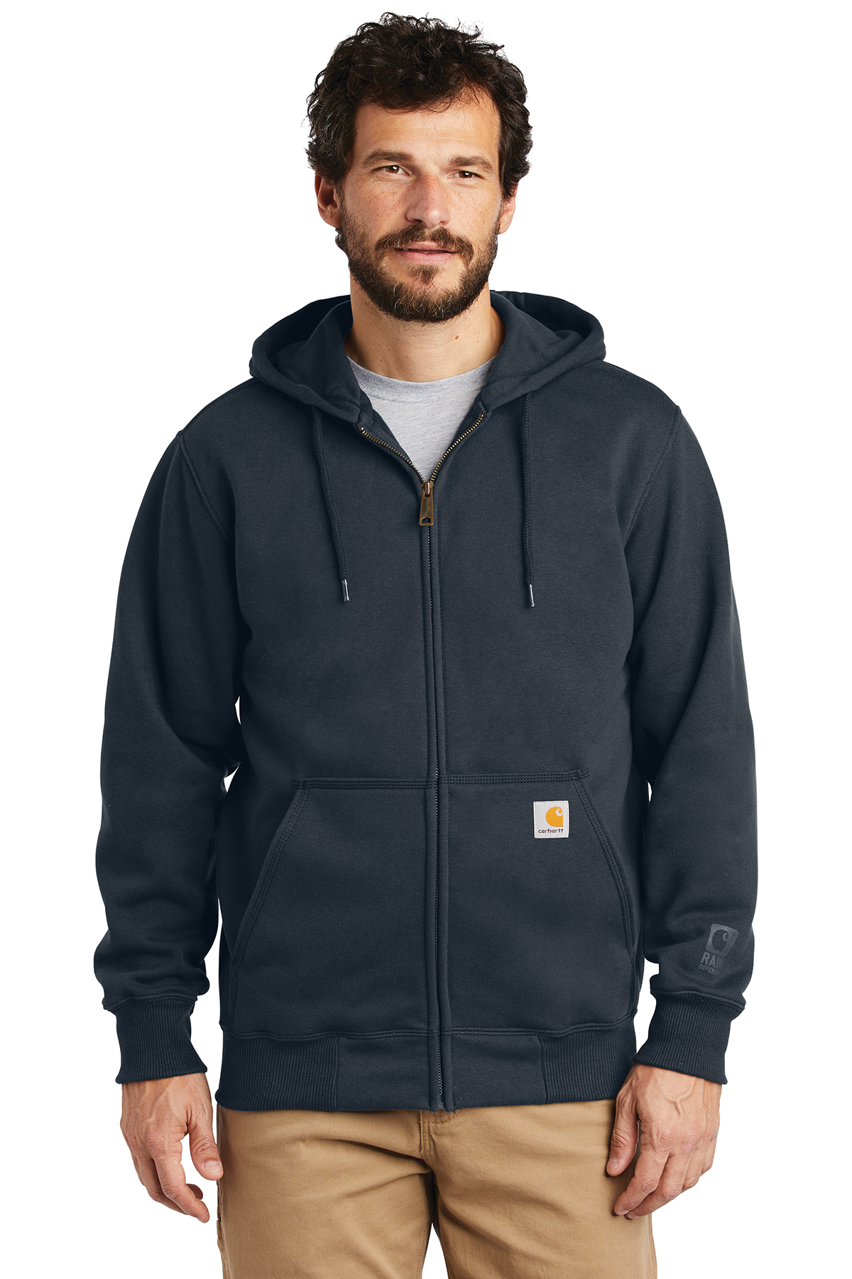 CT100614  Carhartt ® Rain Defender ® Paxton Heavyweight Hooded Zip-Front Sweatshirt