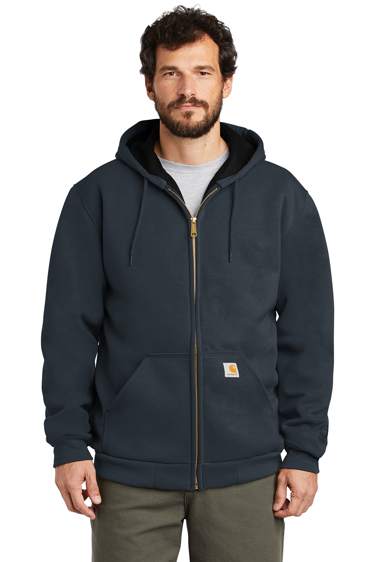 CT100632  Carhartt ® Rain Defender ® Rutland Thermal-Lined Hooded Zip-Front Sweatshirt