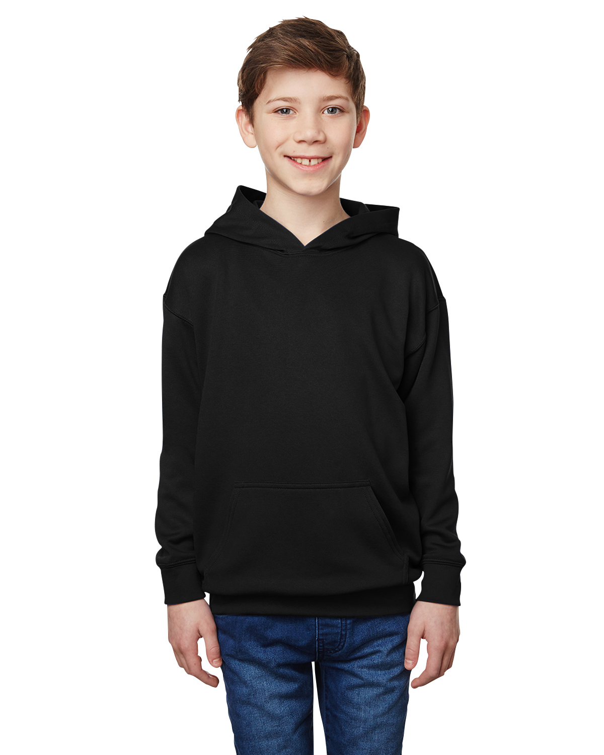 Gildan Performance® Youth 7 oz., Tech Hooded Sweatshirt