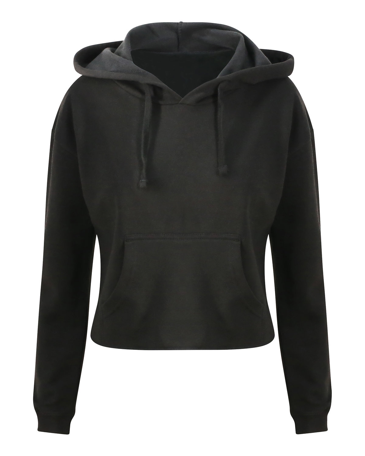 Just Hoods By AWDis Ladies\' Girlie Cropped Hooded Fleece with Pocket 