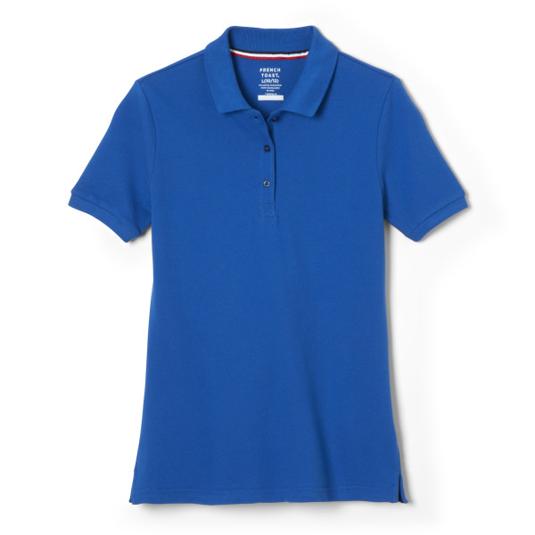 Unisex Short Sleeve Stretch Pique Polo Shirt