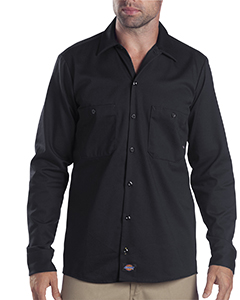 LL307 Dickies 6 oz. Industrial Long-Sleeve Cotton Work Shirt