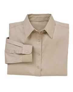 Harriton Ladies’ 4.5 oz. Long-Sleeve Millennium Twill Shirt