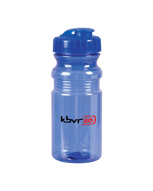 Prime Line 20oz Translucent Sport Bottle With Snap Cap ( 100-Pack )