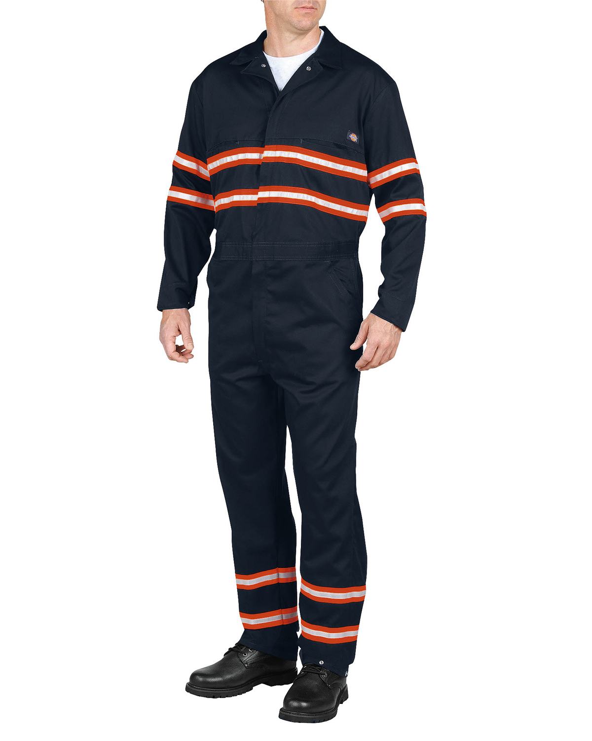 VV601 Dickies Men\'s Enhanced Visibility Long-Sleeve Coverall
